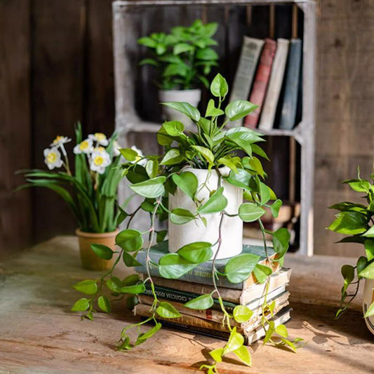Artificial Fake Potted Pothos Plants for Home Decor